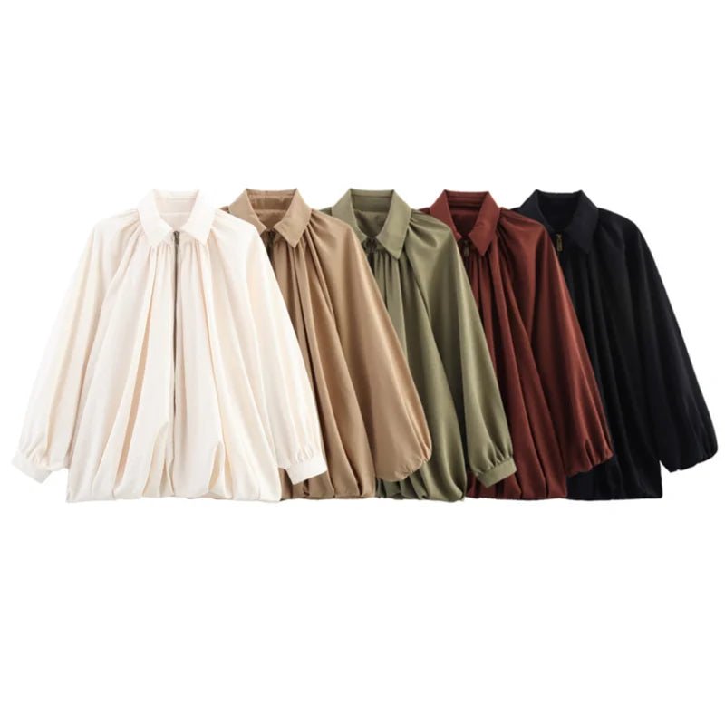 SEAME - Luciana Lightweight Jacket Burgundy S