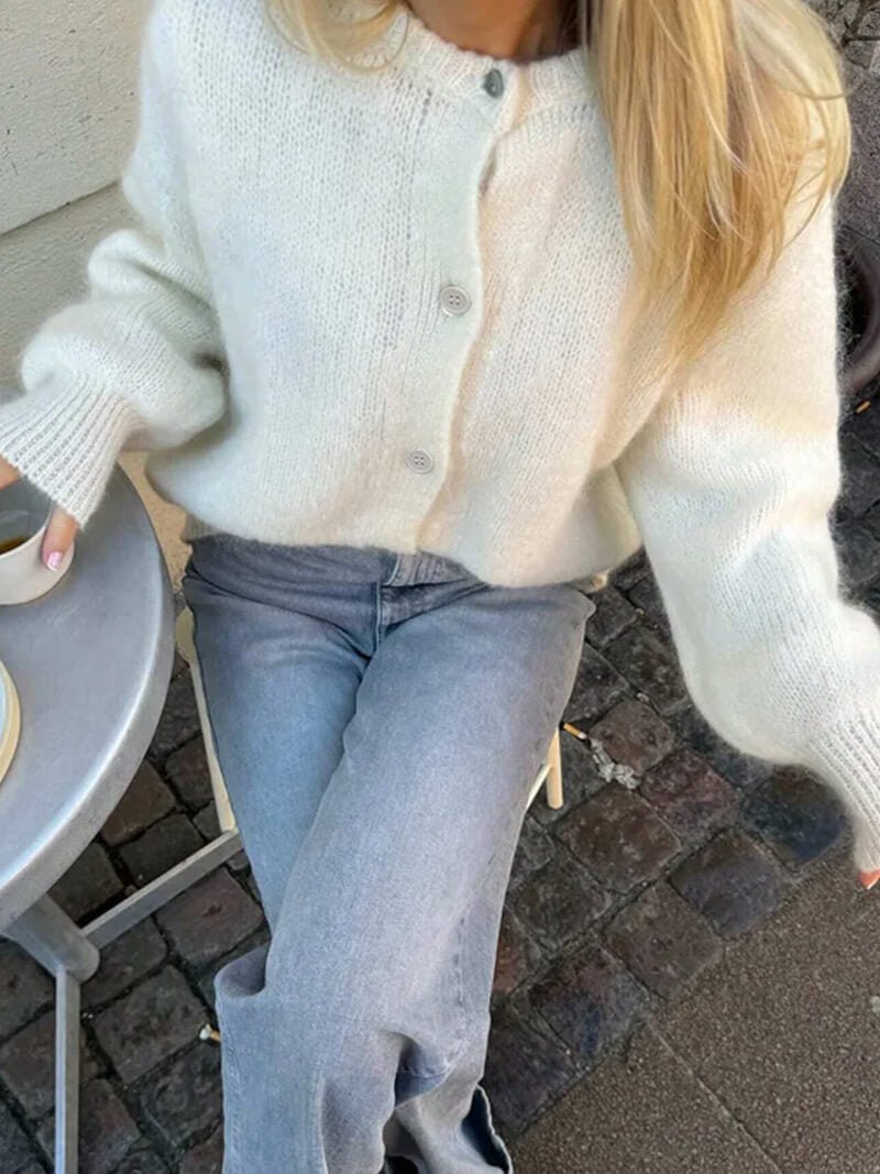 Seame - Marlowe Knitted Cardigan Leoprint S