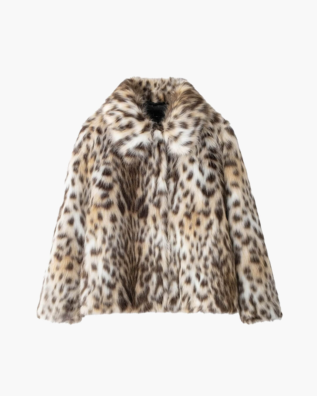 SEAME - Zoe Faux Fur Jacket White L