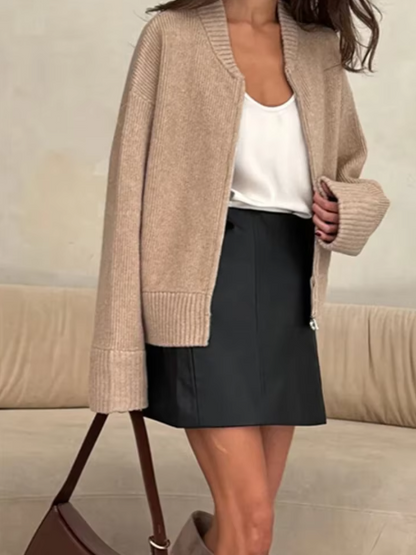 Hilda Cardigan with Zipper