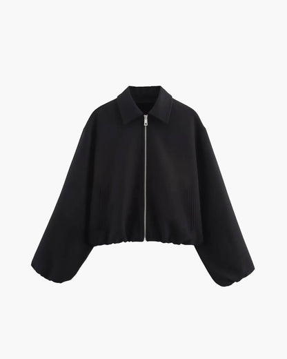 SEAME - Diane Bomber Jacket Black S