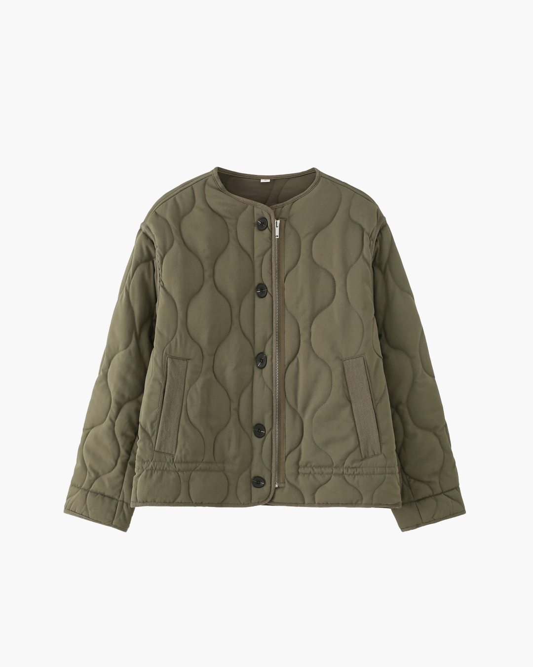 SEAME - Feliz Quilted Padded Jacket Green XS