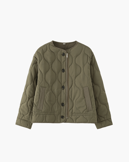 SEAME - Feliz Quilted Padded Jacket Green XS