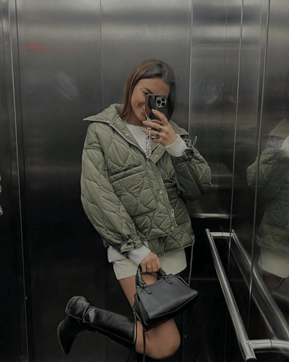 SEAME - Jessica Coat Green XS