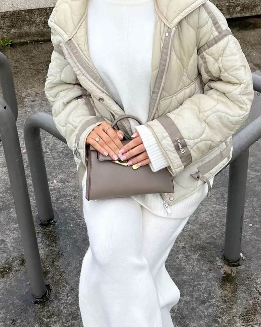SEAME - Jessica Coat White XS