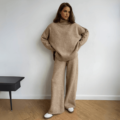 SEAME - Kendra comfy Loungewear Set Beige S