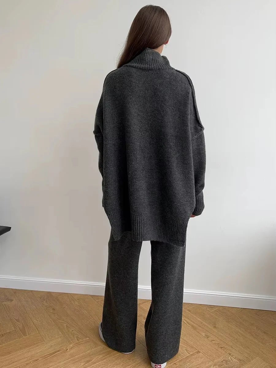 SEAME - Kendra comfy Loungewear Set Grey S