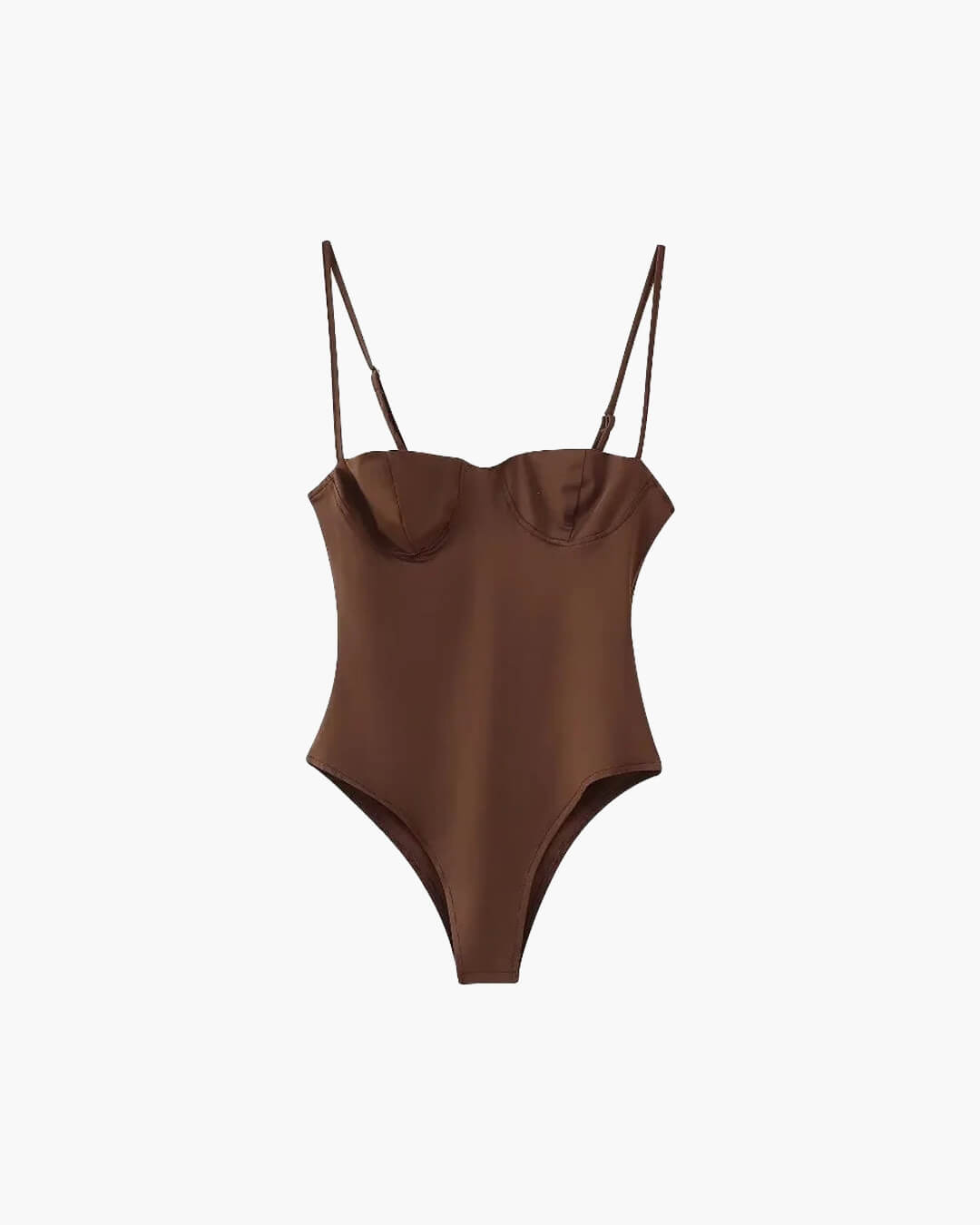 SEAME - Kim shaping Bodysuit Brown S