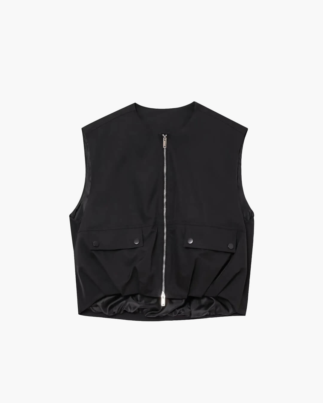 SEAME - Luna Bomber Vest Black XS