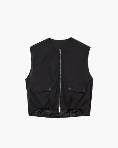 SEAME - Luna Bomber Vest Black XS