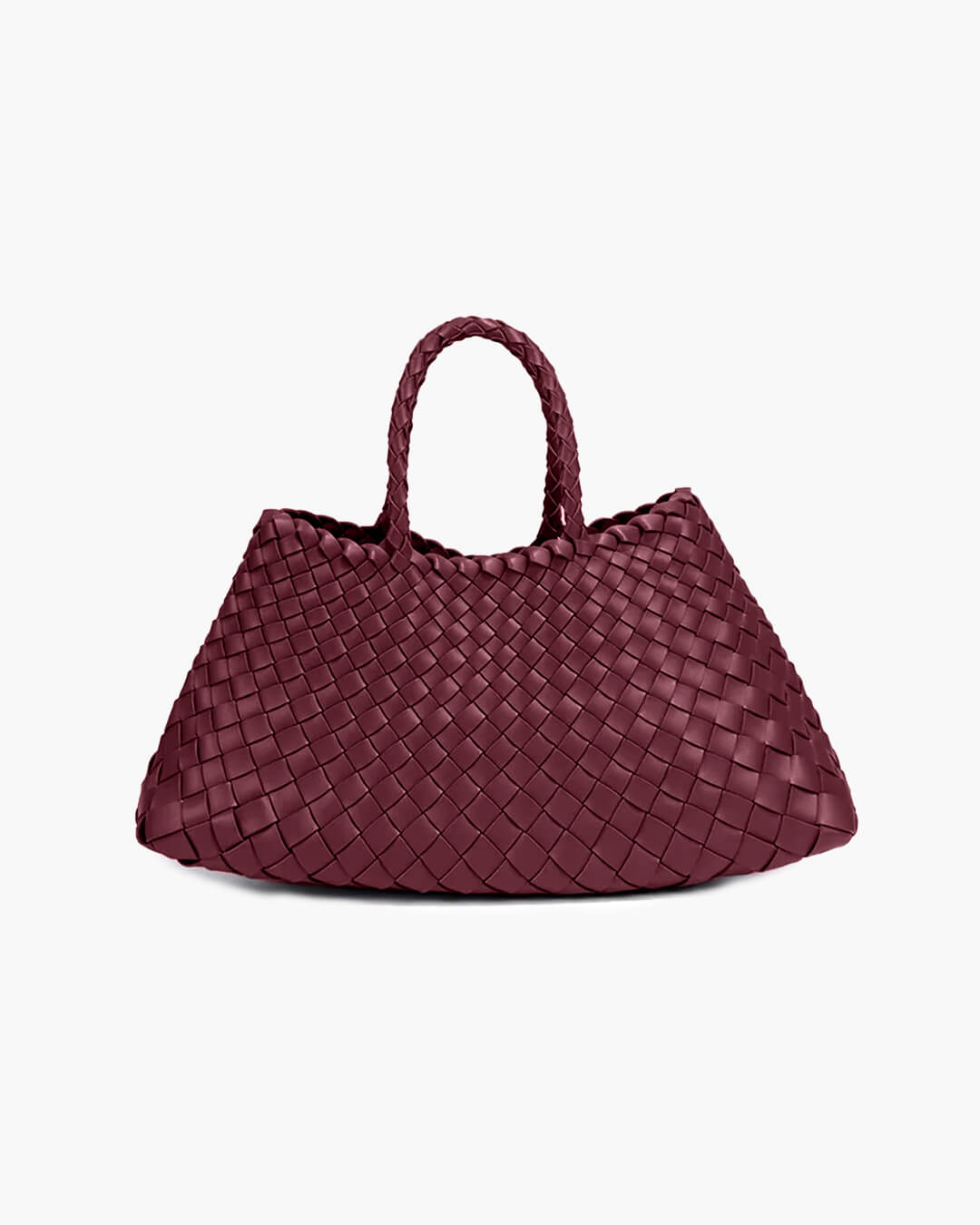 SEAME - Madeleine Woven Bag Medium Burgundy Regular