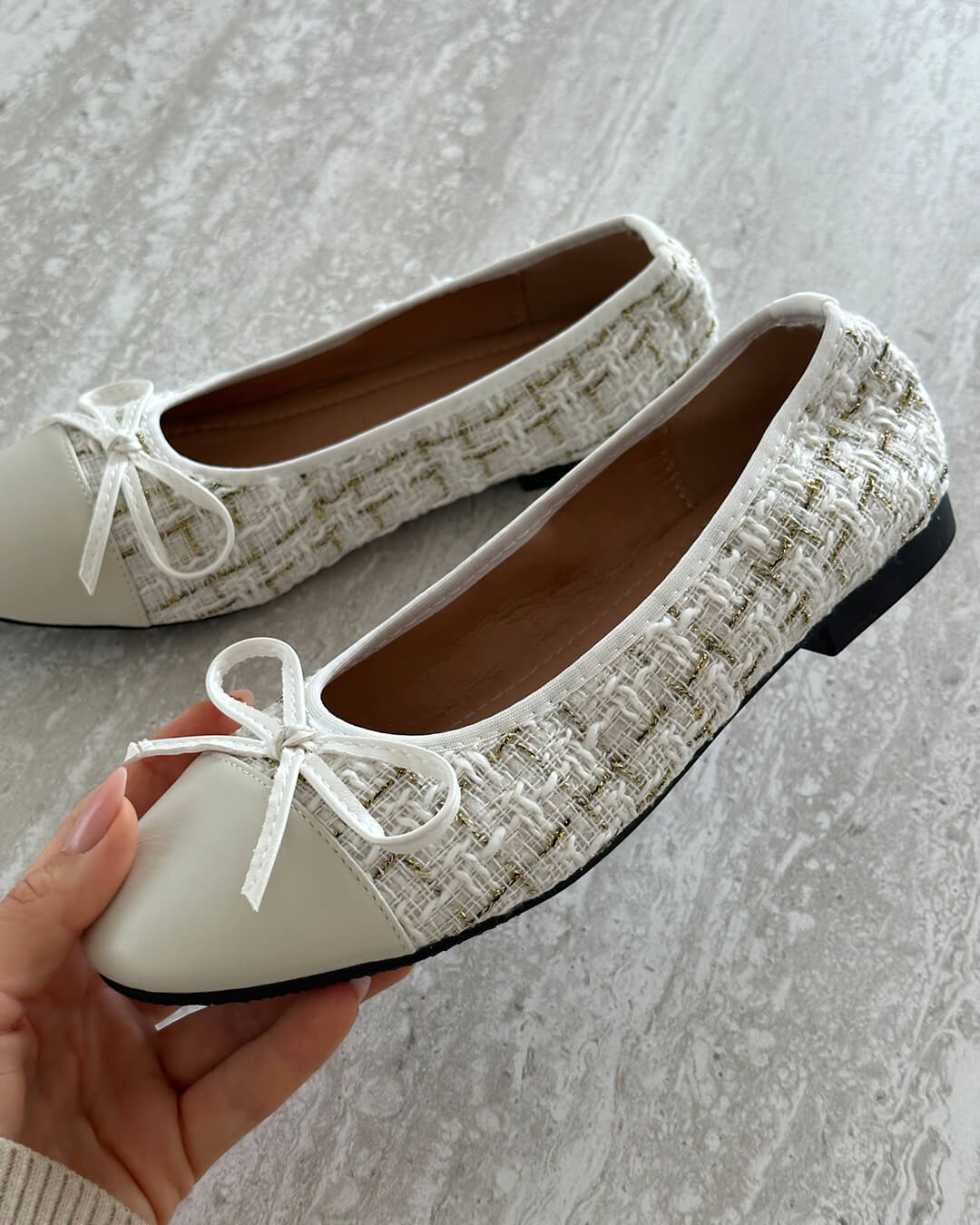 SEAME - Marina Loafers Bow White 36