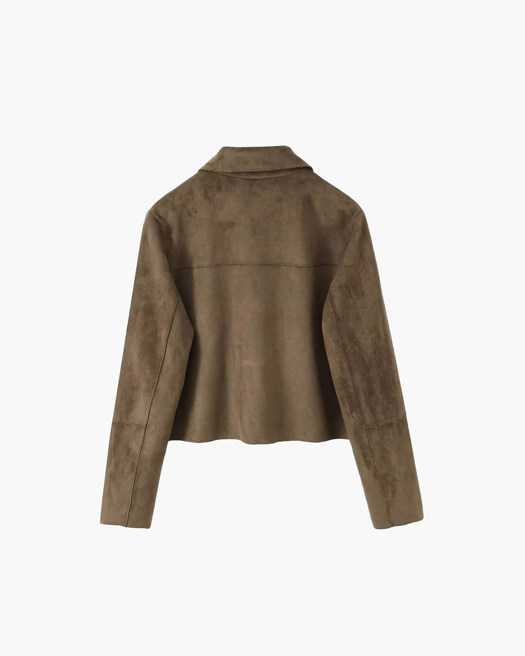 SEAME - Mirlinda Suede Jacket Brown XS
