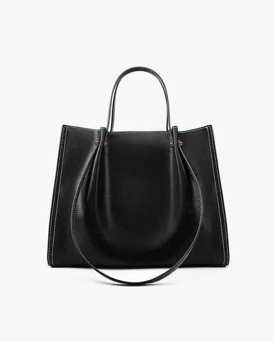 SEAME - Nadine Vegan Leather Tote Bag Black Regular
