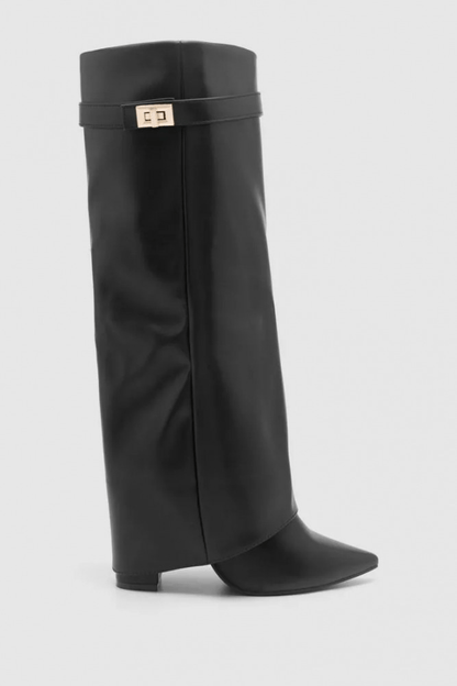 SEAME - Rachelle Leather Boots Black 41