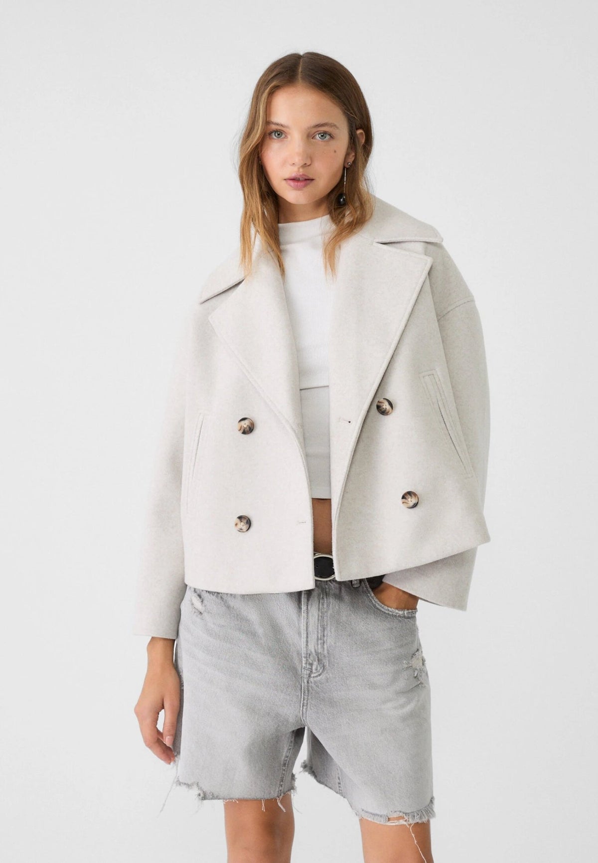 SEAME - Tatiana Coat White XS