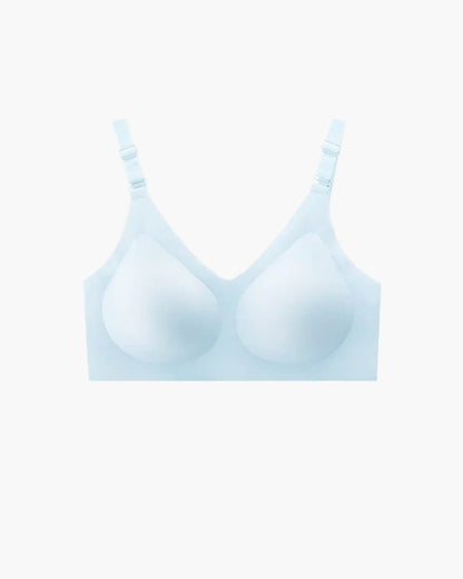 SEAME - Wireless Seamless T-shirt Bra Light Blue M